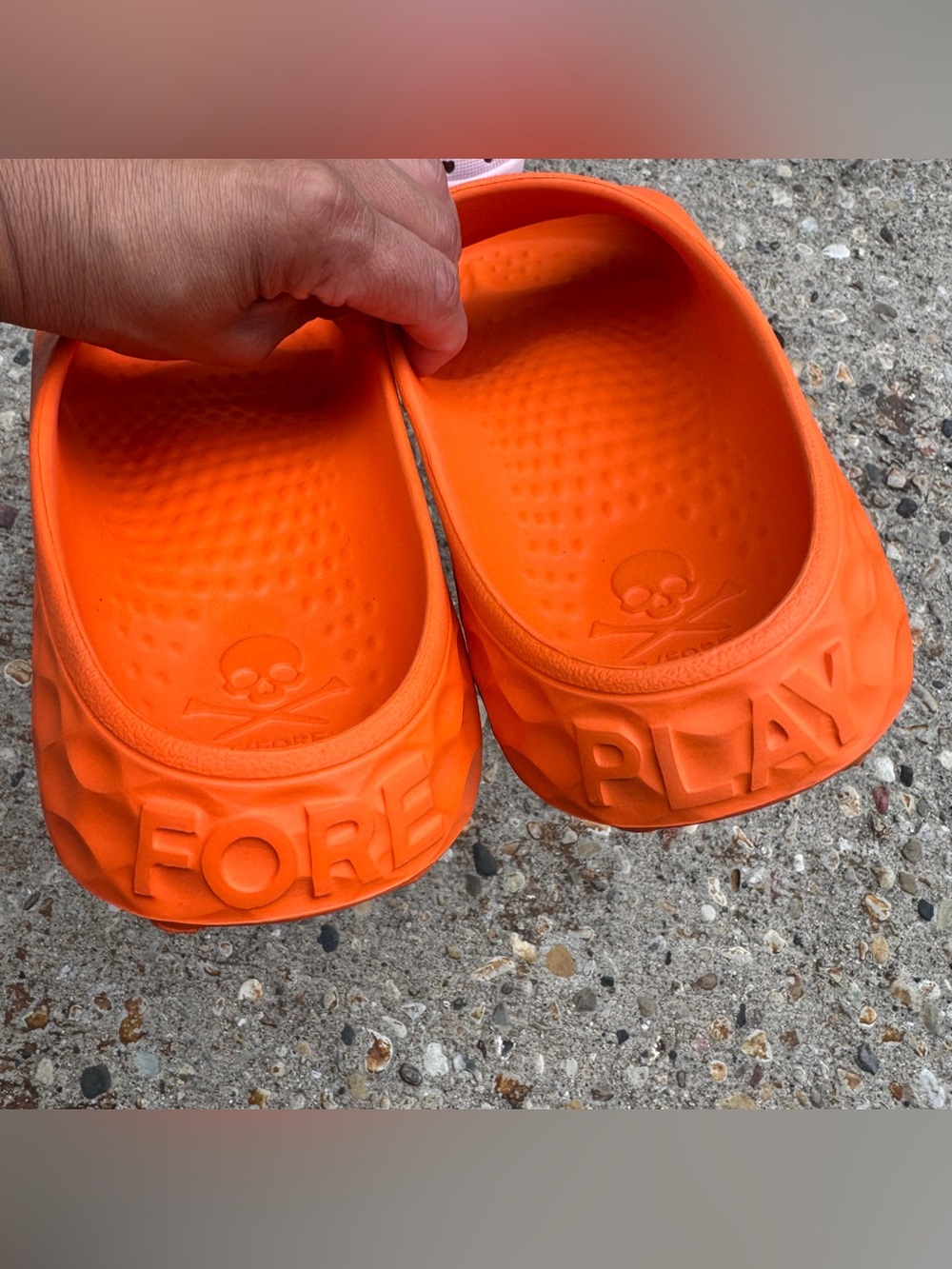 GFORE G/Slide Street Shoe in Exotic Orange Mens Size 9 - Picture 7 of 10